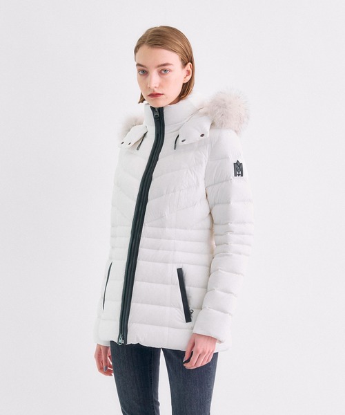 Mackage(マッカージュ)の「【MACKAGE/マッカージュ】フォックスファー付きミデイダウンコート PATSY-BX(ダウンジャケット/コート・レディース・オフホワイト・36)」の6枚目の写真