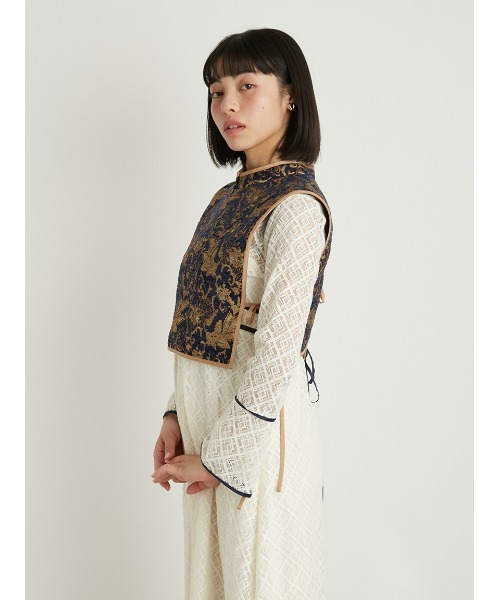 LILY BROWN（リリーブラウン）の「バリエーションアタッチドカラー（付け襟・レディース・ホワイト/グリーン/ネイビー・FREE）」の11枚目の写真