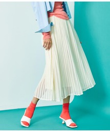 Settimissimo | 総メッシュ プリーツスカート(スカート)