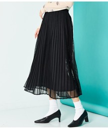 Settimissimo | 総メッシュ プリーツスカート(スカート)
