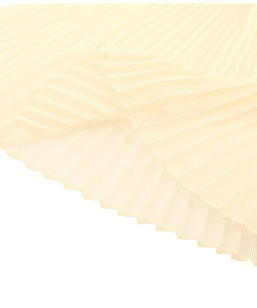 Settimissimo（セッティミッシモ）の「総メッシュ プリーツスカート（スカート・レディース・ブラック/アイボリー・FREE）」の17枚目の写真