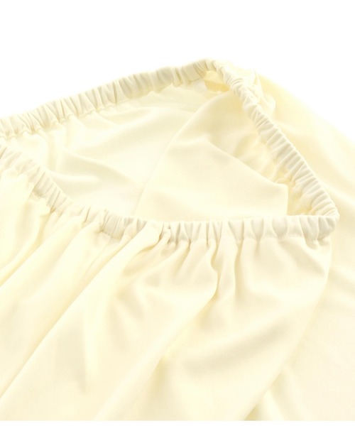 Settimissimo（セッティミッシモ）の「総メッシュ プリーツスカート（スカート・レディース・ブラック/アイボリー・FREE）」の19枚目の写真