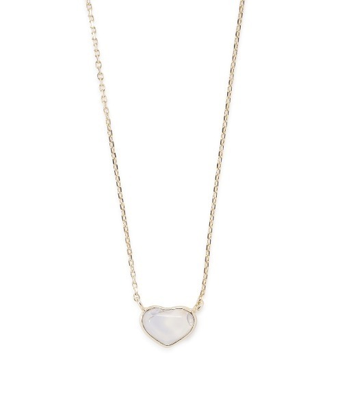 CELFORD(セルフォード)の「ジェムストーンハートネックレス(ネックレス・レディース・ライトピンク/クリア/ベージュ・FREE)」の1枚目の写真