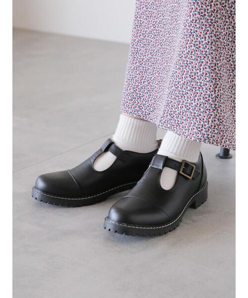 ehka sopo（エヘカソポ）の「Tストラップシューズ（その他シューズ・レディース・シルバー/ブラック/ブラウン・S/M/L）」の4枚目の写真