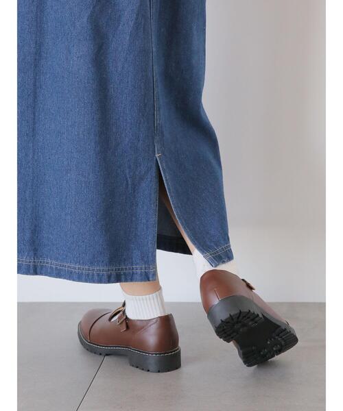 ehka sopo（エヘカソポ）の「Tストラップシューズ（その他シューズ・レディース・シルバー/ブラック/ブラウン・S/M/L）」の11枚目の写真