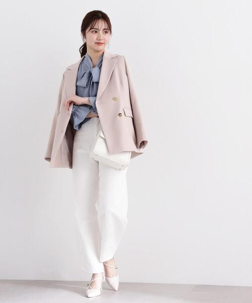 PROPORTION BODY DRESSING（プロポーションボディドレッシング）の「カーブデニム / 1214130204（デニムパンツ・レディース・ホワイト/ブルー・SMALL/MEDIUM）」の9枚目の写真