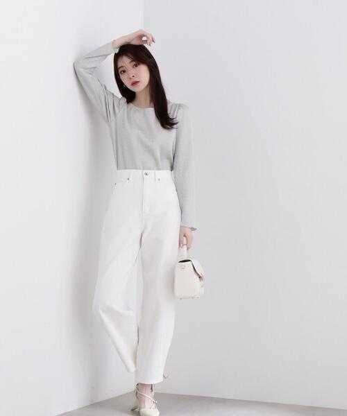 PROPORTION BODY DRESSING（プロポーションボディドレッシング）の「カーブデニム / 1214130204（デニムパンツ・レディース・ホワイト/ブルー・SMALL/MEDIUM）」の17枚目の写真