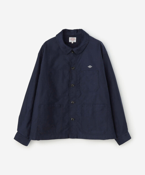 DANTON モールスキン ワイドカバーオール メンズ ネイビー DANTON（ダントン）の「DANTON | モールスキン ワイド