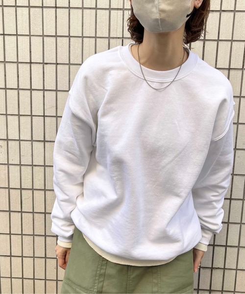 GILDAN(ギルダン)の「【GILDAN/ギルダン】8.0oz USA ヘビーブレンドスウェットシャツ(スウェット・メンズ・ブラック/ライトピンク/スモークグレー/ベージュ/ネイビー/ブルー系その他/ホワイト/ライトグレー・LL/M/L)」の16枚目の写真