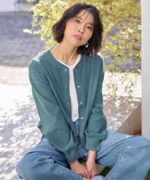 ターコイズ」に該当するカーディガン/ボレロ（無地）ファッション通販