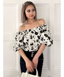 GYDA | オフショルハートネックブラウス(シャツ/ブラウス)