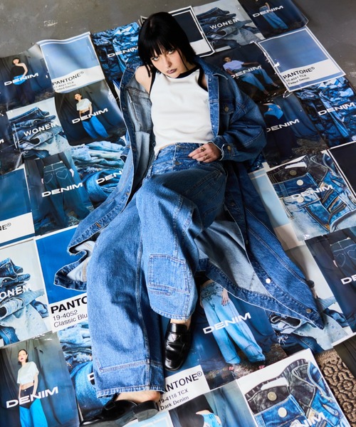 WONEM(ウォンエム)の「バイカラーリブアメスリタンクトップ(タンクトップ・レディース・ブラック/ホワイト/ブラウン・FREE)」の6枚目の写真