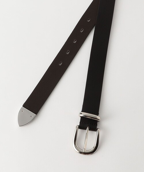 green label relaxing(グリーンレーベルリラクシング)の「GLR 30mm レザー ウェスタン ベルト(ベルト・メンズ・ブラック/ダークブラウン・L/M)」の6枚目の写真