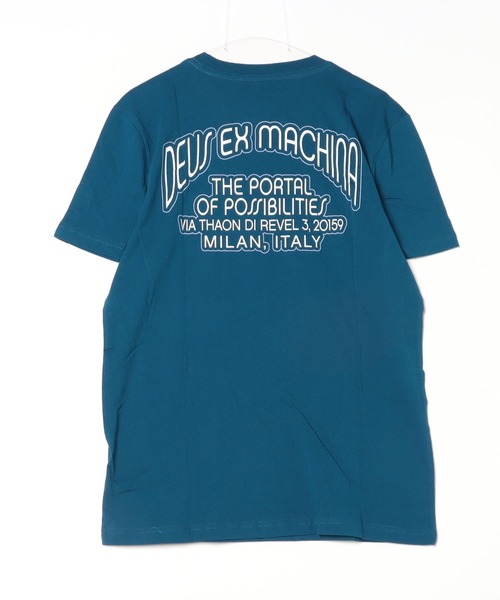 DEUS EX MACHINA(デウスエクスマキナ)の「POTS TEE オーガニックコットンTシャツ レギュラーフィット(Tシャツ/カットソー・メンズ・ブラック/ブルー系その他・LARGE/MEDIUM)」の3枚目の写真