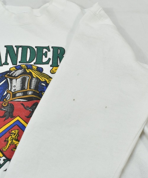 VINTAGE（ヴィンテージ）の「【ヴィンテージ古着】90's SANDERS TAVERN プリント クルーネックスウェット USA製（スウェット・メンズ・ホワイト・MEDIUM）」の10枚目の写真