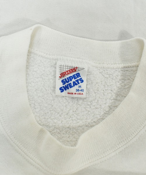 VINTAGE（ヴィンテージ）の「【ヴィンテージ古着】90's SANDERS TAVERN プリント クルーネックスウェット USA製（スウェット・メンズ・ホワイト・MEDIUM）」の7枚目の写真