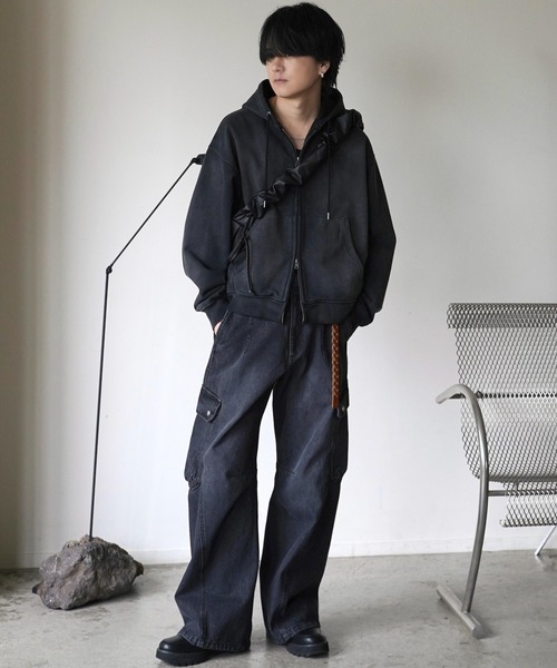 WYM ARTIFICIAL GRAIN SHORT BLOUSON レザー ARTIFICIAL GRAIN SHORT BLOUSON（ブルゾン）｜WYM LIDNM
