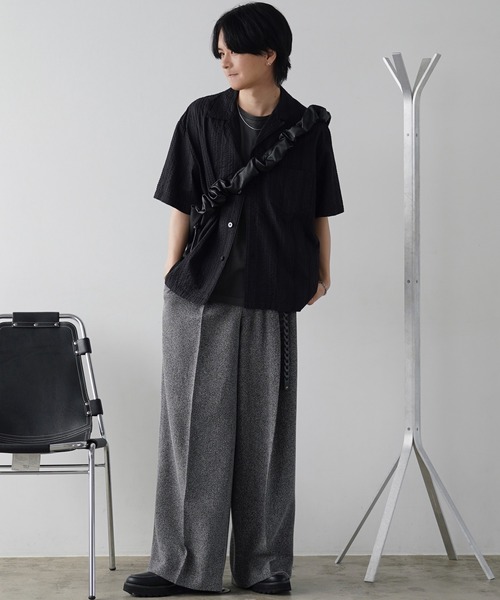 WYM ARTIFICIAL GRAIN SHORT BLOUSON Lサイズ ARTIFICIAL GRAIN SHOULDER BAG（ショルダーバッグ）｜WYM LIDNM