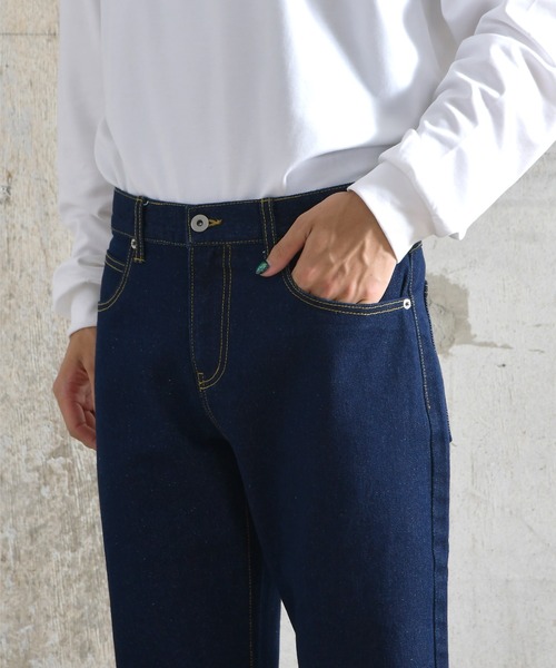 En serio TOKYO(エンソリオトーキョー)の「デニムフレアパンツ(デニムパンツ・メンズ・ブラック/インディゴブルー・MEDIUM/LARGE/X-LARGE)」の15枚目の写真