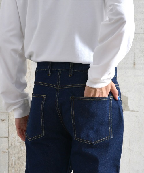 En serio TOKYO(エンソリオトーキョー)の「デニムフレアパンツ(デニムパンツ・メンズ・ブラック/インディゴブルー・MEDIUM/LARGE/X-LARGE)」の16枚目の写真