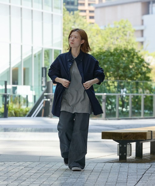 meltum(メルタム)の「OVERSIZED B.D SHIRT(シャツ/ブラウス・メンズ・ホワイト/ブラック/ネイビー/サックスブルー・FREE)」の16枚目の写真