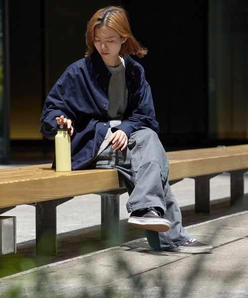 meltum(メルタム)の「OVERSIZED B.D SHIRT(シャツ/ブラウス・メンズ・ホワイト/ブラック/ネイビー/サックスブルー・FREE)」の18枚目の写真