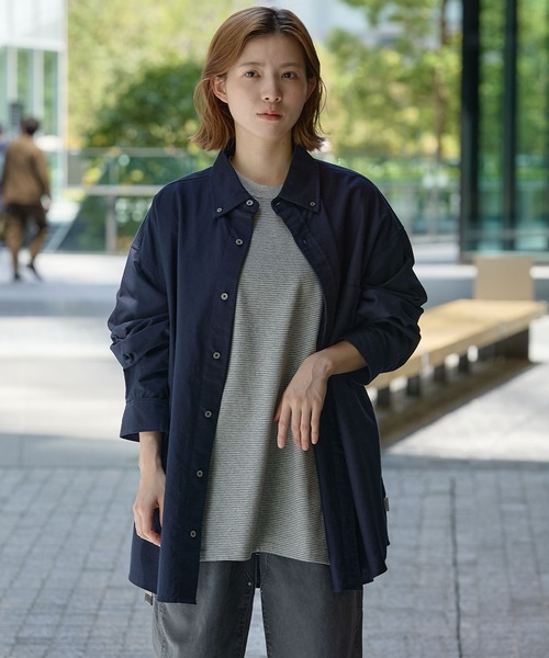 meltum(メルタム)の「OVERSIZED B.D SHIRT(シャツ/ブラウス・メンズ・ホワイト/ブラック/ネイビー/サックスブルー・FREE)」の17枚目の写真