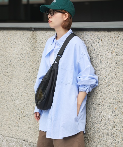 meltum(メルタム)の「OVERSIZED B.D SHIRT(シャツ/ブラウス・メンズ・ホワイト/ブラック/ネイビー/サックスブルー・FREE)」の13枚目の写真