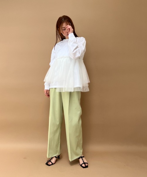 y/m(イム)の「カット×ドッキングトップス(Tシャツ/カットソー・レディース・マルチ/その他1・FREE)」の5枚目の写真