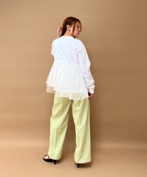 y/m(イム)の「カット×ドッキングトップス(Tシャツ/カットソー・レディース・マルチ/その他1・FREE)」の7枚目の写真