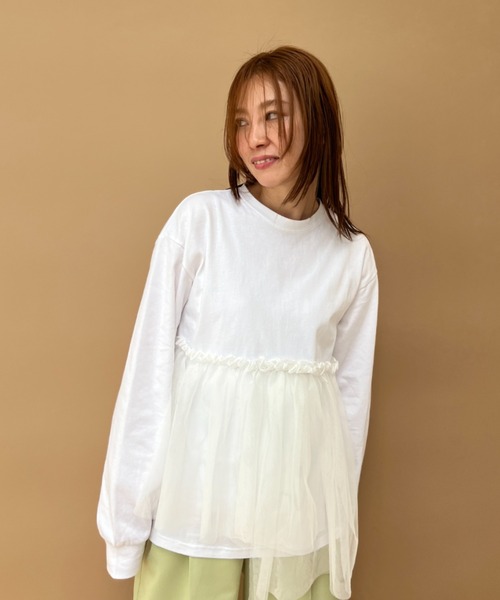 y/m(イム)の「カット×ドッキングトップス(Tシャツ/カットソー・レディース・マルチ/その他1・FREE)」の11枚目の写真