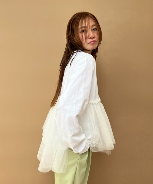 y/m(イム)の「カット×ドッキングトップス(Tシャツ/カットソー・レディース・マルチ/その他1・FREE)」の12枚目の写真