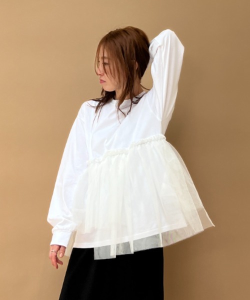 y/m(イム)の「カット×ドッキングトップス(Tシャツ/カットソー・レディース・マルチ/その他1・FREE)」の15枚目の写真