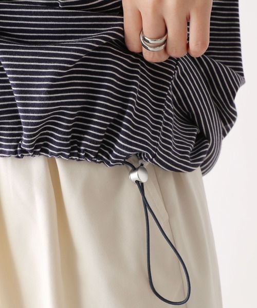 LEPSIM(レプシィム)の「ピンボーダーBIGロンT 108065(Tシャツ/カットソー・レディース・グリーン/ブルー/グレー・FREE)」の19枚目の写真