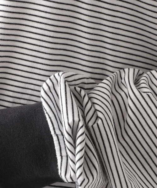 LEPSIM(レプシィム)の「ピンボーダーBIGロンT 108065(Tシャツ/カットソー・レディース・グリーン/ブルー/グレー・FREE)」の21枚目の写真