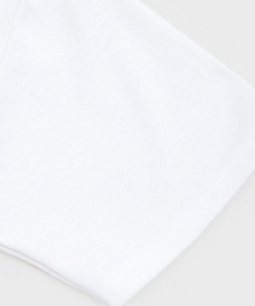 muahmuah(ムーアムーア)の「A'GEM/9 × .kom 『muah muah/ムーアムーア』SIGNATURE BACK POINT HALF T-SHIRT/シグニチャーバックポイントハーフTシャツ(Tシャツ/カットソー・レディース・ブラック/ホワイト・FREE)」の14枚目の写真