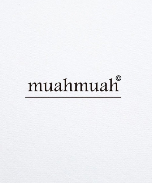 muahmuah(ムーアムーア)の「A'GEM/9 × .kom 『muah muah/ムーアムーア』SIGNATURE BACK POINT HALF T-SHIRT/シグニチャーバックポイントハーフTシャツ(Tシャツ/カットソー・レディース・ブラック/ホワイト・FREE)」の17枚目の写真