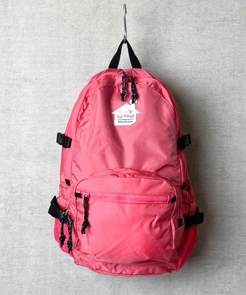 FREDRIK PACKERS(フレドリックパッカーズ)の「【KID'S PACKERS/キッズパッカーズ】420D DAY PACK TIPI KID'S(バックパック/リュック・キッズ・コーラルピンク/ブラック/オリーブ・FREE)」の3枚目の写真