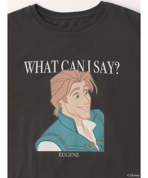 MIIA（ミーア）の「【Disney/塔の上のラプンツェル】グラフィックプリントビッグTシャツ（Tシャツ/カットソー・レディース・オフホワイト/ブラック・FREE）」の13枚目の写真