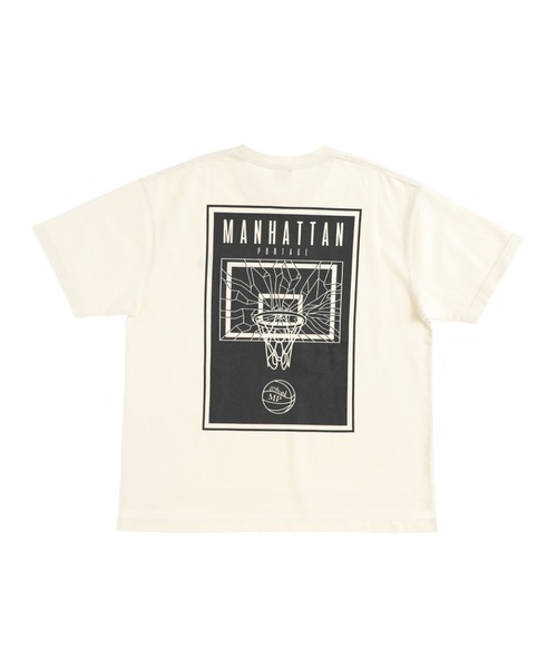 Manhattan Portage(マンハッタンポーテージ)の「S/S Print T-Shirt(Tシャツ/カットソー・メンズ・アイボリー/サックスブルー/チャコールグレー・SMALL/MEDIUM/LARGE/X-LARGE)」の6枚目の写真