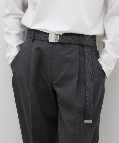 417 EDIFICE（フォーワンセブンエディフィス）の「417 ELASTIC LONG BELT（ベルト・メンズ・チャコールグレー/グレー/ブラウン/ベージュ/ネイビー・FREE）」の14枚目の写真