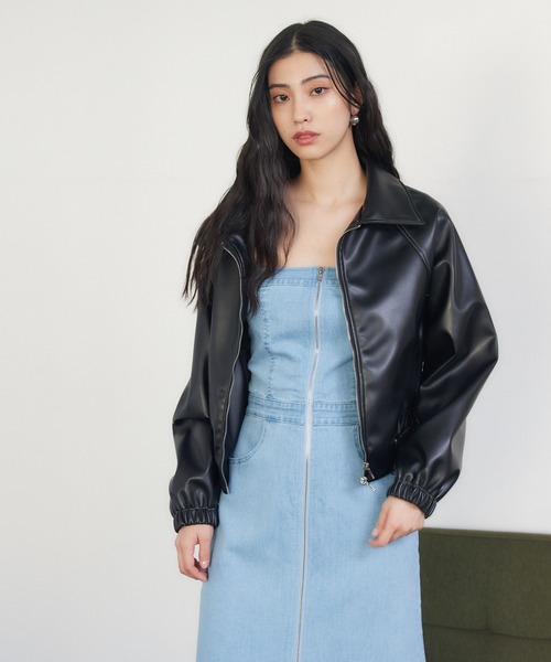 ENVYM（アンビー）の「デニムベアワンピース（ワンピース）」 - WEAR