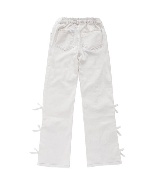 algy（アルジー）の「フロントスリットりぼんフレアワイドパンツ（その他パンツ・キッズ・ブラック/サックスブルー/アイボリー・MEDIUM/X-SMALL/XX-SMALL/SMALL）」の21枚目の写真