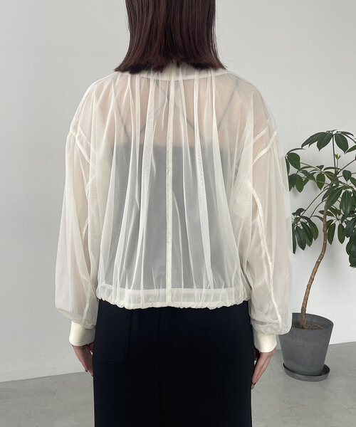 CAPRICIEUX LE'MAGE（カプリシューレマージュ）の「チュールブルゾン