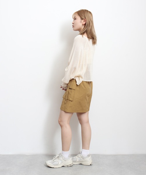 Andequal andequal アンドコール グリッターミニスカート AND COUTURE（アンドクチュール）の「カラー千鳥ツイードミニ