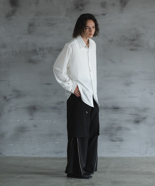 CASPER JOHN（キャスパージョン）の「Zip baggy cargo pants