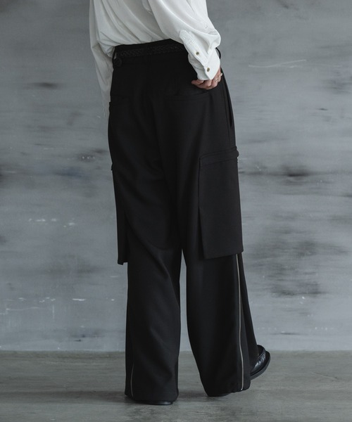 CASPER JOHN（キャスパージョン）の「Zip baggy cargo pants/ジップバギーカーゴパンツ（カーゴパンツ・メンズ・グレー/ブラック・X-SMALL/SMALL/MEDIUM/LARGE）」の6枚目の写真