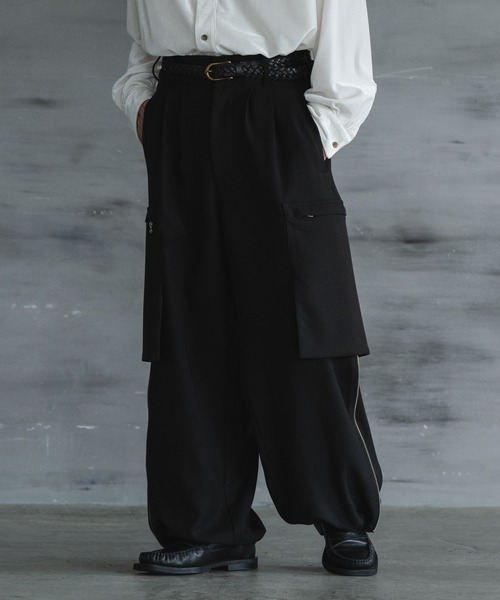 CASPER JOHN（キャスパージョン）の「Zip baggy cargo pants/ジップバギーカーゴパンツ（カーゴパンツ・メンズ・グレー/ブラック・X-SMALL/SMALL/MEDIUM/LARGE）」の11枚目の写真