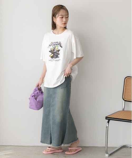 ad thie(アドティエ)の「アソートデザイン プリントTシャツ(Tシャツ/カットソー・レディース・ブラック系/グレー系1/ホワイト系1/ホワイト系2/グレー系2/グレー系3/ブラック系2・FREE)」の19枚目の写真