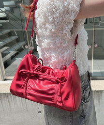 loti | loti リボンギャザースクエアBAG(ショルダーバッグ)